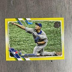 Shun Yamaguchi [Yellow] Baseball Cards 2021 Topps Prices