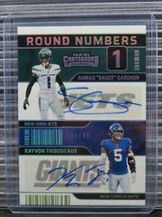 Ahmad 'Sauce' Gardner, Kayvon Thibodeaux [Autograph] Football Cards 2022 Panini Contenders Round Numbers Prices