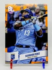Salvador Perez [Electric Orange Foil] #8 Baseball Cards 2024 Topps Big League Baseball Prices