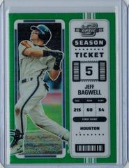 Jeff Bagwell [Green] #15 Baseball Cards 2023 Panini Chronicles Contenders Optic Prices