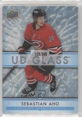 Sebastian Aho #GS-10 Hockey Cards 2021 Upper Deck Ovation UD Glass Stars Prices
