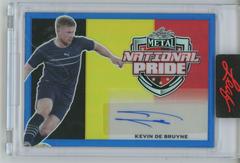 Kevin De Bruyne [Prismatic Blue] Soccer Cards 2022 Leaf Metal National Pride Autographs Prices