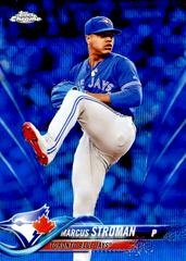 Marcus Stroman [Blue Wave Refractor] #2 Baseball Cards 2018 Topps Chrome Prices