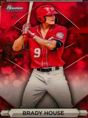 Brady House [Red] #BSP-59 Baseball Cards 2023 Bowman Sterling Prices