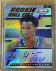 Gary Trent Jr. [Gold] Basketball Cards 2018 Panini Certified Rookie Roll Call Autographs Prices