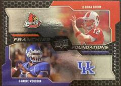 Andre Woodson, Brian Brohm [Autographs] #223 Football Cards 2008 Upper Deck Draft Edition Prices