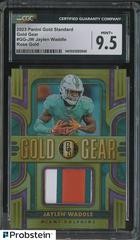 Jaylen Waddle [Rose Gold] #GG-JW Football Cards 2023 Panini Gold Standard Gear Prices