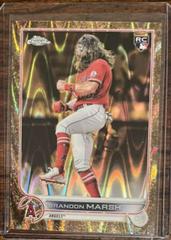 Brandon Marsh [RayWave Gold] #140 Baseball Cards 2022 Topps Gilded Collection Prices