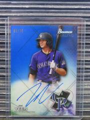 Zac Veen [Blue Refractor] #BSPA-ZV Baseball Cards 2021 Bowman Sterling Prospect Autographs Prices