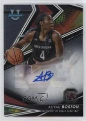 Aliyah Boston #BOA-ABO Basketball Cards 2022 Bowman University Best of Autographs Prices