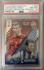 Cristiano Ronaldo, Lionel Messi [Gold Power Prizm] Soccer Cards 2014 Panini Prizm World Cup Matchups Prices