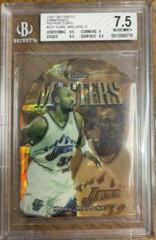 Karl Malone [Refractor] Basketball Cards 1997 Finest Embossed Prices