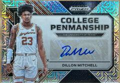 Dillon Mitchell [Mojo] #CP-DMC Basketball Cards 2023 Panini Prizm Draft Picks College Penmanship Autographs Prices
