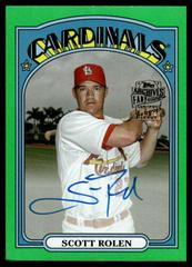 Scott Rolen [Green] Baseball Cards 2023 Topps Archives 1972 Fan Favorites Autographs Prices