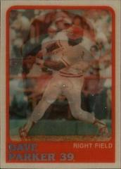 Dave Parker Baseball Cards 1988 Sportflics Prices
