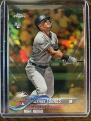 Gleyber Torres [Gold Refractor] #HMT80 Baseball Cards 2018 Topps Chrome Update Prices