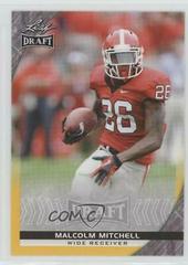Malcolm Mitchell [Gold] #62 Football Cards 2016 Leaf Draft Prices