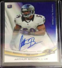 Arthur Brown Football Cards 2013 Topps Platinum Autograph Prices