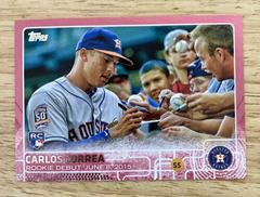 Carlos Correa [Pink] #US251 Baseball Cards 2015 Topps Update Prices