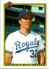 Bill Pecota #377 Baseball Cards 1990 Bowman Prices