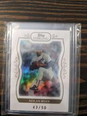 Nolan Ryan [Framed White] Baseball Cards 2008 Topps Sterling Prices