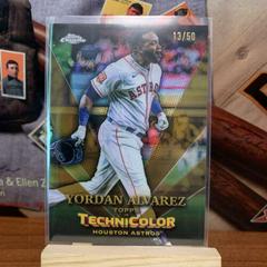 Yordan Alvarez [Gold] Baseball Cards 2023 Topps Chrome in Technicolor Prices