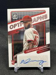 Cristopher Sanchez Baseball Cards 2022 Panini Donruss Optic Optigraphs Prices
