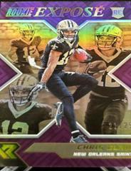 Chris Olave [Purple] #RXP-8 Football Cards 2022 Panini XR Rookie Expose Prices