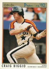 Craig Biggio Baseball Cards 1992 O Pee Chee Premier Prices
