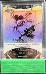Brett Hull #ECM-BH Hockey Cards 2022 Upper Deck Black Diamond Exquisite Collection Moments Prices