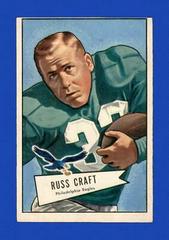 Russ Craft Football Cards 1952 Bowman Large Prices