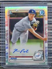Ryan Pepiot [Refractor] #CPARPE Baseball Cards 2020 Bowman Chrome Prospect Autographs Prices