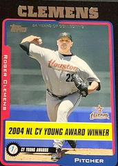 Roger Clemens [Black] #714 Baseball Cards 2005 Topps Prices
