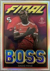 Sadio Mane Soccer Cards 2022 Topps UEFA Superstars Final Boss Prices