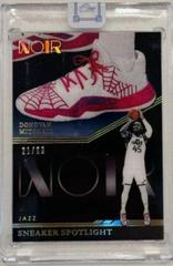Donovan Mitchell Basketball Cards 2021 Panini One and One Noir Sneaker Spotlight Prices