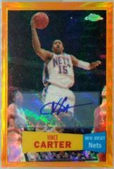 Vince Carter [1957 Autograph Orange Refractor] #28 Basketball Cards 2007 Topps Chrome Prices