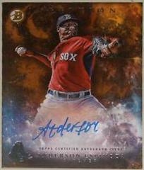 Anderson Espinoza [Orange] Baseball Cards 2016 Bowman Inception Prospect Autographs Prices