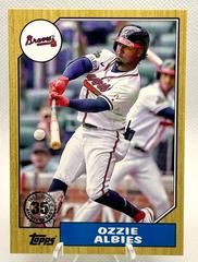 Ozzie Albies #87TBU-31 Baseball Cards 2022 Topps Update 1987 Prices