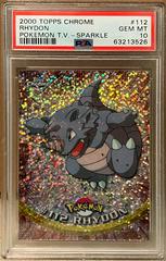 Rhydon [Sparkle] #112 Pokemon 2000 Topps Chrome Prices