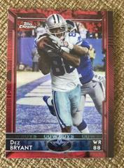 Dez Bryant [Red Refractor] Football Cards 2015 Topps Chrome Mini Prices