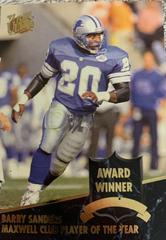 Barry Sanders #8 Football Cards 1992 Ultra Award Winners Prices
