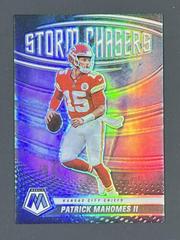 Patrick Mahomes II #SC-1 Football Cards 2022 Panini Mosaic Storm Chasers Prices