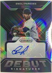Enoli Paredes [Silver Prizm] #DS-EP Baseball Cards 2022 Panini Prizm Debut Signatures Prices