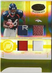 Tatum Bell [Materials Mirror Gold] #215 Football Cards 2004 Leaf Certified Materials Prices