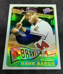 Hank Aaron [Refractor] Baseball Cards 2004 Topps All Time Fan Favorites Prices