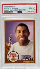 Magic Johnson [Brown] Basketball Cards 1990 Kenner Starting LineUp Prices
