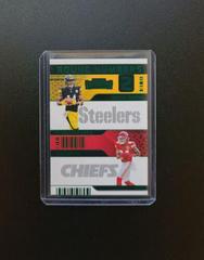 George Pickens, Skyy Moore #RN-PM Football Cards 2022 Panini Contenders Round Numbers Prices