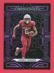 James Conner [Purple Electric Etch] #1 Football Cards 2023 Panini Obsidian Prices