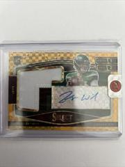Zach Wilson [Gold Jersey Number] #PS-ZWI Football Cards 2021 Panini Select Prime Selections Signatures Prices