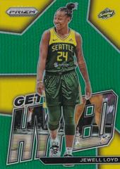 Jewell Loyd [Green] #1 Basketball Cards 2023 Panini Prizm WNBA Get Hyped Prices